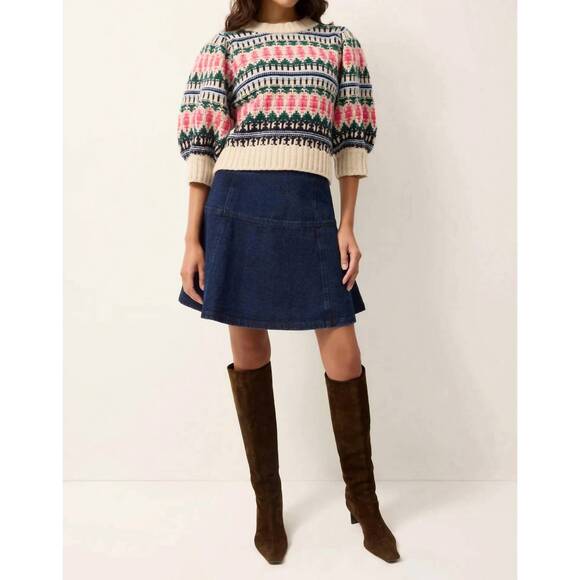 NEW MARIE OLIVER gail top in forest - Picture 3 of 6